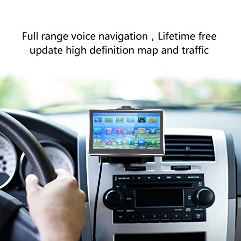 

Vehemo 7" Car GPS Navigation E-Book GPS Navigator Smart Game Player Truck Navigator 800MHZ Universal Video
