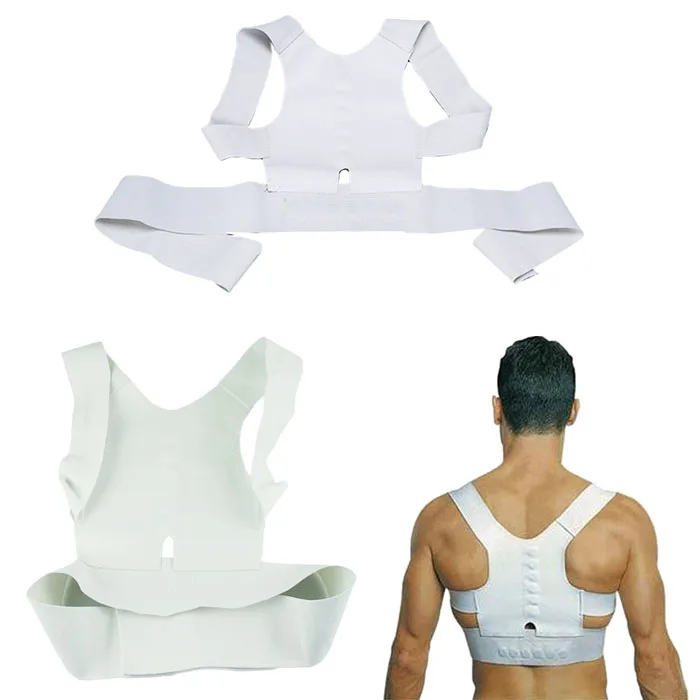 

Best Deal Men Women Magnetic Posture Support Corrector Back Belt Pain Feel Young Belt Brace Shoulder Chest Belt Size S-2L 1pcs