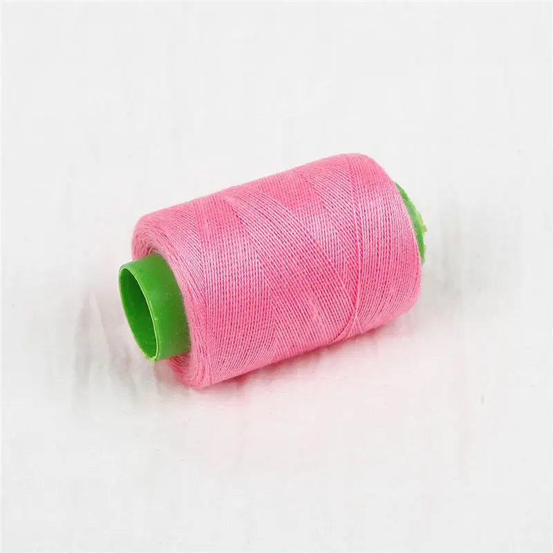 Серебро полиэстер машинная вышивка швейные нитки для ручного шитья Ремесло патч рулевое колесо поставки Прямая поставка - Цвет: Pink