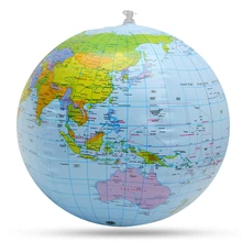 MIRUI надувной шар мировая Земля Карта океана шар 30 см, обучающий пляжный мяч, детская игрушка, домашнее украшение