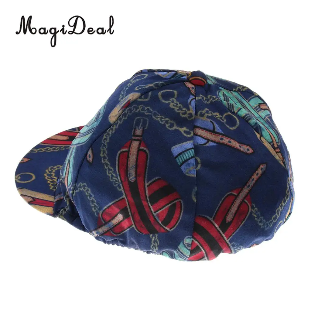 MagiDeal Equestrian Sports Horse Riding Helmet Hat Cover Protective Gear 4 Patterns Optional
