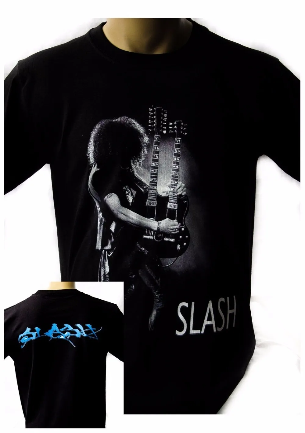 Custom tee shirts Slash Black двойная гитара Черная новая футболка в стиле рок футболка с рок-группой мужская с круглым вырезом короткая забавная футбол... Custom tee shirts Slash Black двойная гитара Черная новая футболка в стиле рок футболка с рок-группой мужская с круглым вырезом короткая забавная футбол...