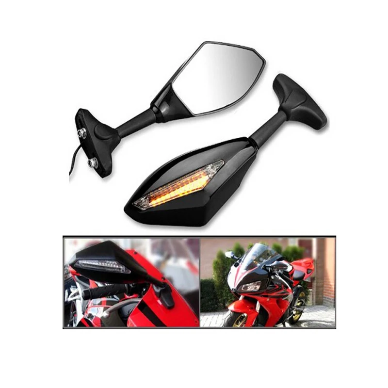 Retrovisores da Motocicleta Sinais de Volta Led para Honda Espelhos Indicador Luzes 1100 Cbf1000 Vtr 1000 f Firestorm Cbr1100xx Cbr 14 Acessórios e espelhos laterais