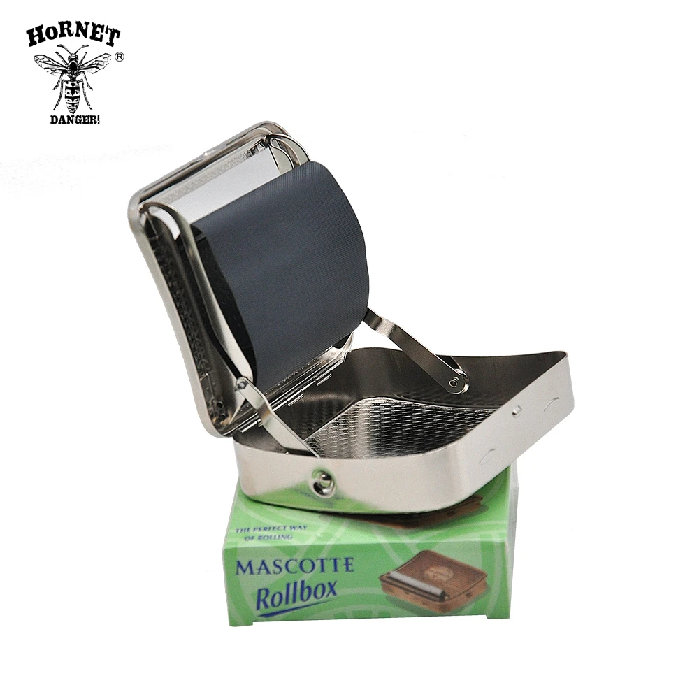 

1pc stainless steel automatic Cigarette Tobacco Roller Rolling Machine Box Case rolling machine grinder