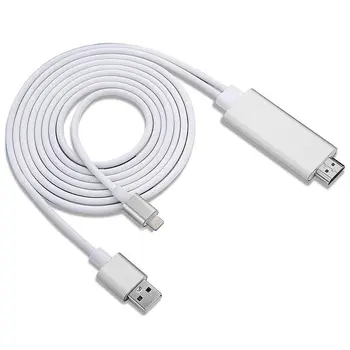 

Lingthing To HDMI Digital AV, Video Adapter Dock to HDMI HD TV HDTV AV Cable Adapter for iPad Air iPhone 7 7 Plus iPad Mini