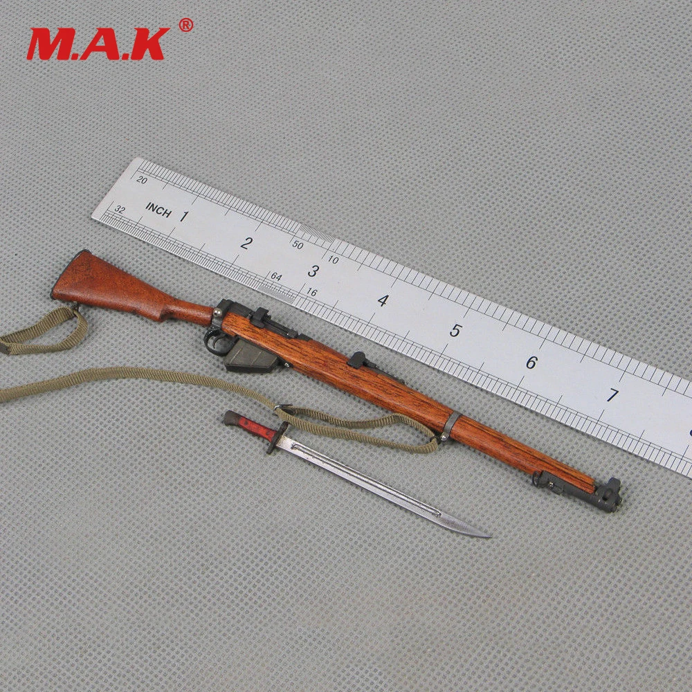 1/6 масштаб солдатская история Второй мировой войны британская армия ли ЭНФИЛД винтовка металлический пистолет оружие Модель игрушки для 1" фигурки аксессуары