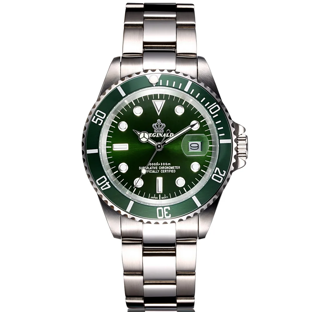 Full Steel Waterproof Diver font b Watch b font font b Men b font Quartz Movment