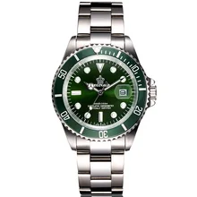 Full Steel Waterproof Diver font b Watch b font font b Men b font Quartz Movment