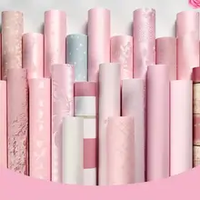 Теплые водонепроницаемые обои для спальни, спальни, общежития, колледжа, девушки, розовые обои, 3D стерео фон для дома, стена