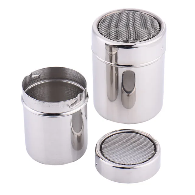 Special Price 1Pc Stainless Steel Sprinkle Cocoa Cinnamon Sugar Gauze Mesh Jar Seasoning Bottle Fancy Coffee Powder Duster Special Price 1Pc Stainless Steel Sprinkle Cocoa Cinnamon Sugar Gauze Mesh Jar Seasoning Bottle Fancy Coffee Powder Duster