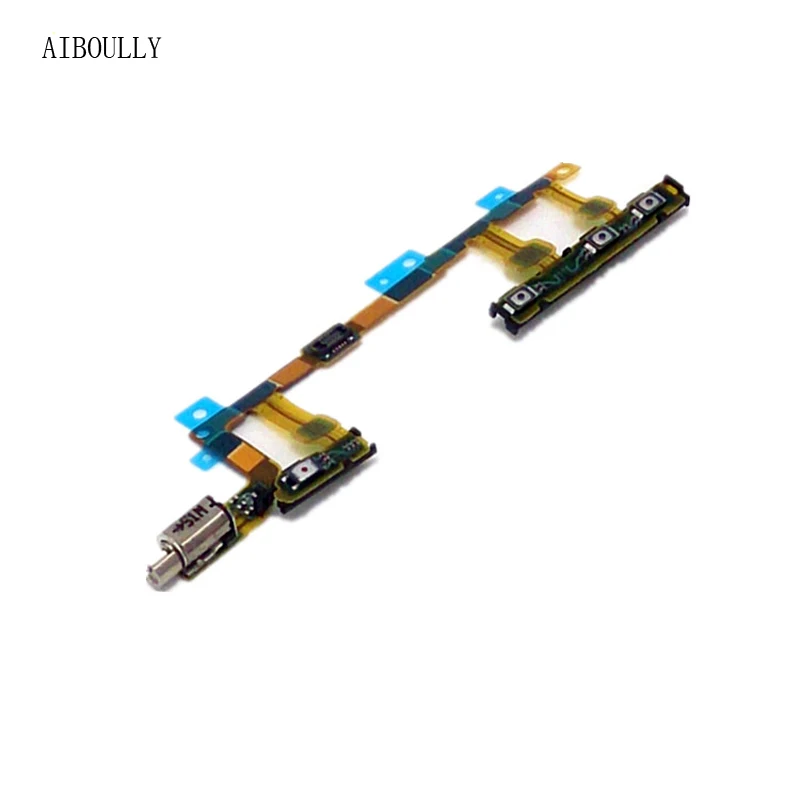 

AIBOULLY For Sony Xperia Z3 Compact mini M55W D5803 D5833 Repair Power on/off Volume Button Vibration Motor and Power Switch Fle