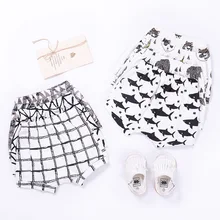 Купить два отправить один дешевый хлопок печать детские пляжные шорты Подгузники для малышей летние шорты