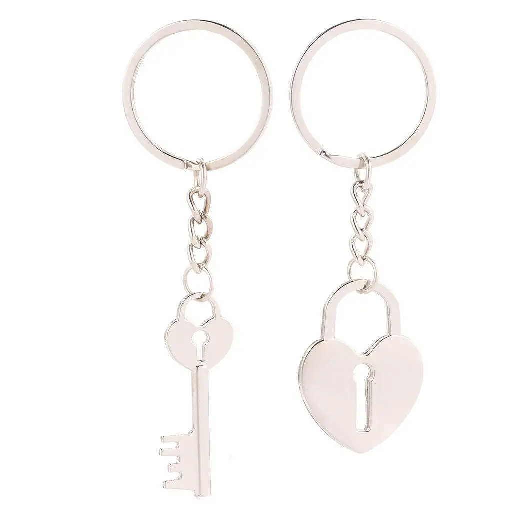 Шарм Ключ 3 см Lover Lock автомобильный брелок кольцо украшения сумка 1 кулон 18 дюймов