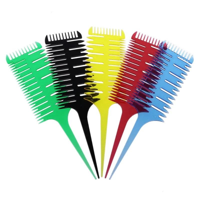 Парикмахерская окрашивания волос стайлинг хвост расческа гребень три стороны ЦИМ зуб