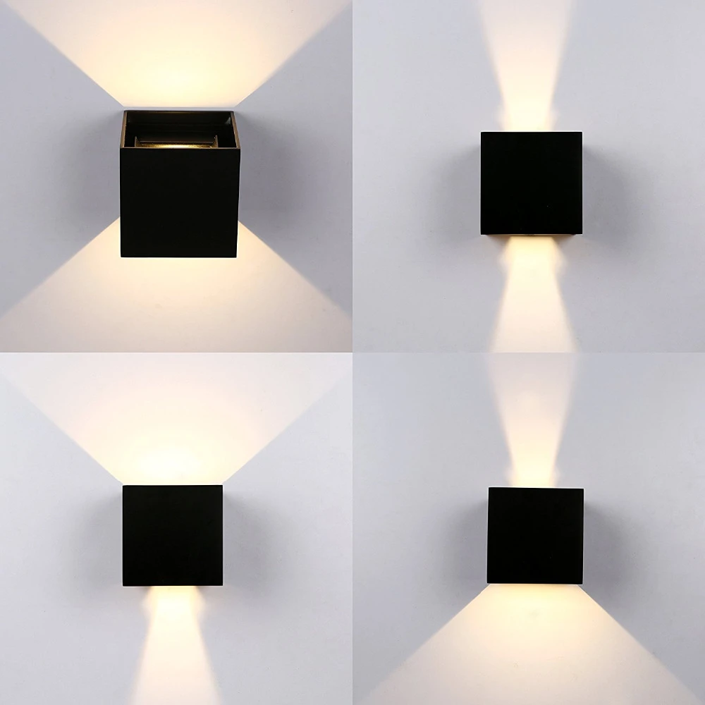 contemporary outdoor led wall lights