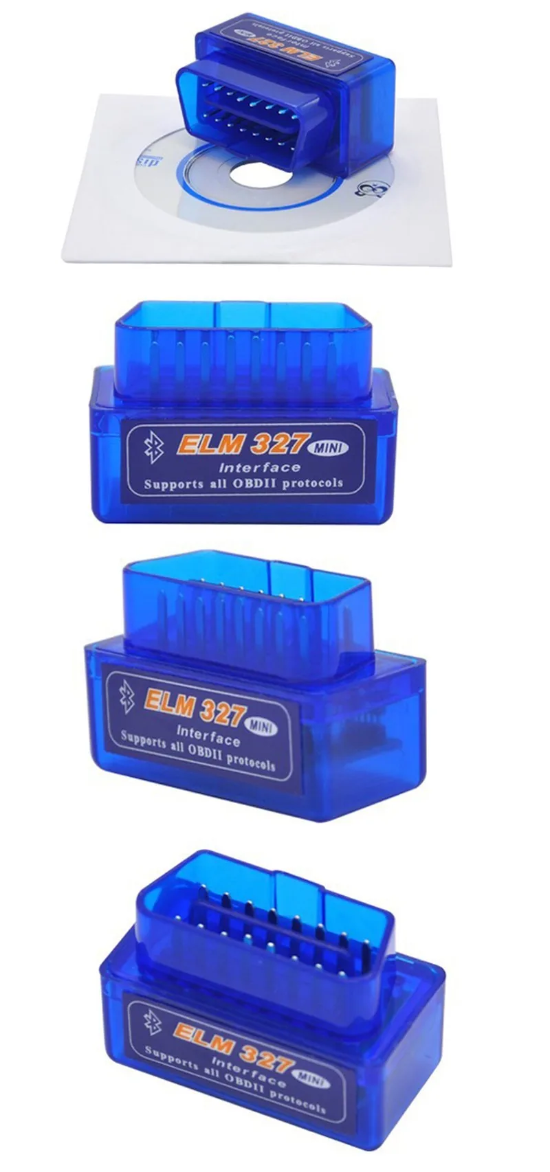 Супер Мини ELM327 V2.1 OBD2 OBD 2 беспроводной Bluetooth интерфейс Автомобильный сканер диагностический инструмент ELM 327 для Android Крутящий момент Windows