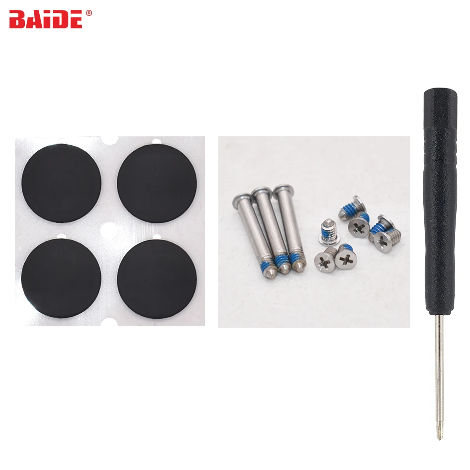 

For Pro A1278 A1286 A1297 Air A1465 A1466 A1369 A1370 Retina A1398 A1425 A1502 Rubber Feet Bottom Screws Screwdriver 500pcs/lot