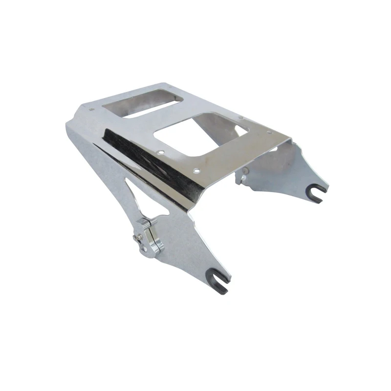 

Motorcycle Steel Two Up Tour Pak Pack Luggage Rack for Harley Davidson FLHR FLHRC FLHT FLHX FLTR Black Chrome