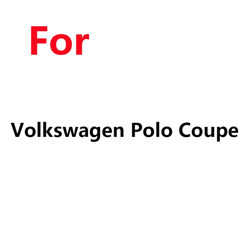 Cawanerl покрытие автомобиля Защита от Солнца Анти УФ снег Защита от дождя Крышка для Фольксваген Сантана Tiguan Polo UP Phaeton Beetle Jetta Multivan - Название цвета: For Polo Coupe