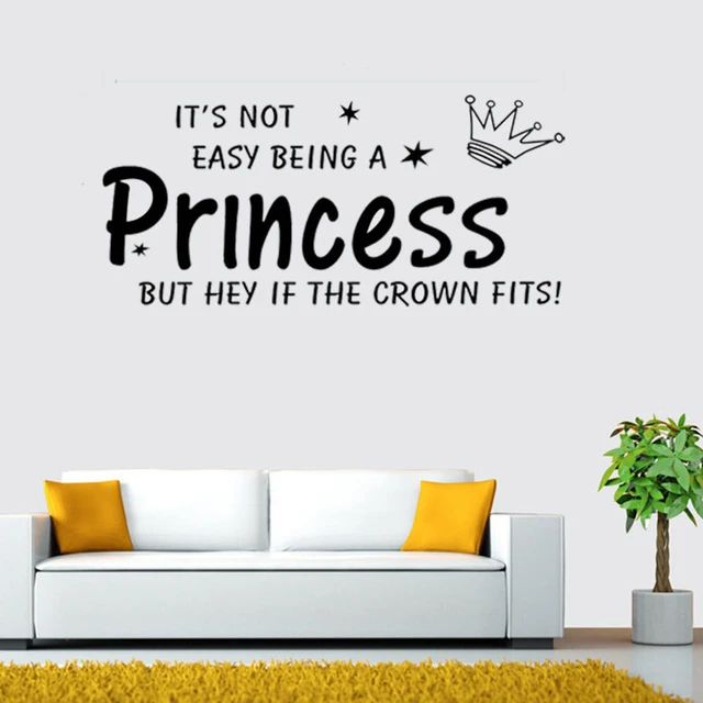 It S Not Easy Being A Princess Wall Art Decor Little Home It S Not Easy Being A Princess Wall Art Decor Little Home Decoration