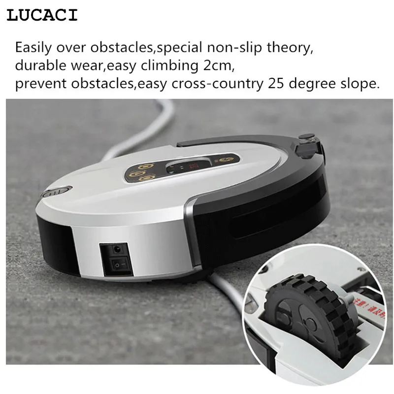 LUCACI Multifunctional intelligent sweeping mopping robot vacuum cleaner