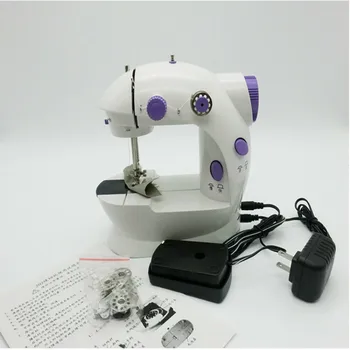 

2019 Mini Portable Handheld sewing machines Stitch Sew needlework Cordless Clothes Fabrics Electrec Sewing Machine