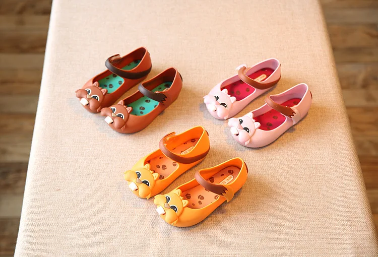 

Mini Sed Shoes 2016 new style squirrel girls Sandals Cute Girls shoes Children Baby Shoes For Girl shoes size EU24-29
