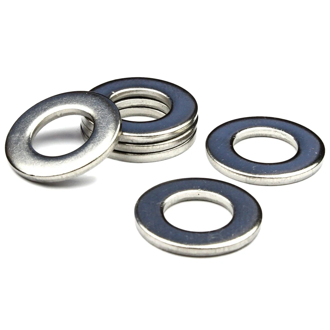 100pcs Stainless Steel Form A Flat Washers To Fit Metric Bolts & Screws