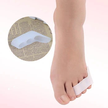 

2Pcs=1Pair Toe Separator Hallux Valgus Bones Overlapping Toe Correction Device Orthosis Bunion Corrector Separate Toes Spacer