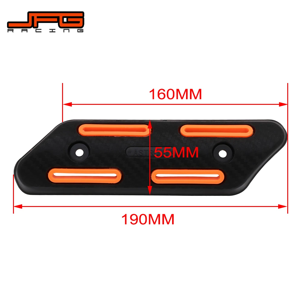 Мотоцикл 27-51 мм выхлопной протектор глушителя тепловой щит крышка Защита Анти-обжигающая Крышка для KTM HONDA YAMAHA SUZUKI KAWASAKI