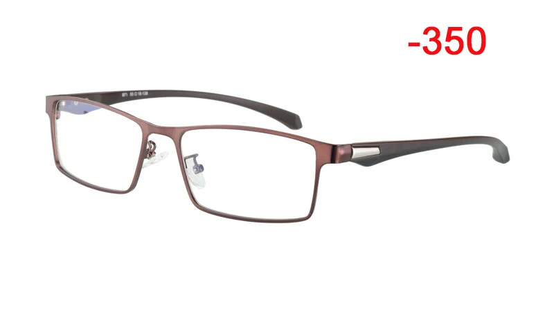 1.0 to-4.0 Retro Round Sun Photochromic Finished Myopia Eyeglasses Frame Men Women with color lens Sun glasses Myopia Eyewear - Цвет оправы: Brown-350