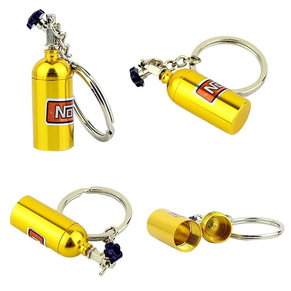 DHL-200PCS-Turbo-Keychain-Mini-Nitrous-Oxide-Bottle-Keyring-Stash-Pill-Box-Storage