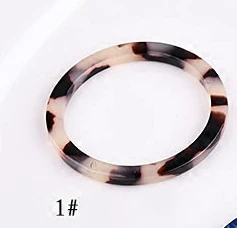 DIY аксессуары Корея ацетат круг кольцо earbob минималистский Геометрические серьги материалы - Цвет: 1