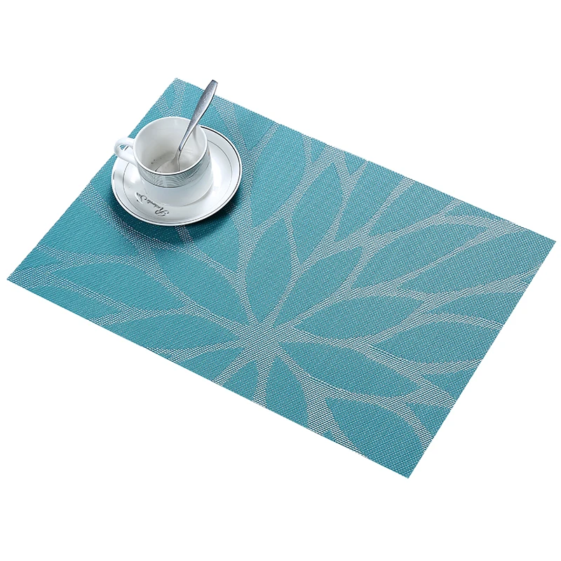 

Table Mat Pad Placemat Place Mats Coasters Dining Bowl Dish Waterproof Tableware Kitchen Table Decoration Accessories 4PCS/lot