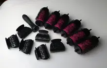 D-tach Ceramic Round Hair Brush with Detachable Handle Brush Set Six Changeable Heads GIC-HB586 (41mm) Free Shipping
