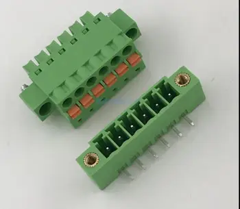 

10sets Screw-type push-type terminal with ear terminal block K15EDGKDM-3.81MM 2P-24P