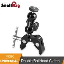 Smallrig многофункциональный двойной Ballhead зажим для DJI Ронин Gimbal DSLR Камера + фиксатор комплект для установки мониторы LED-1138