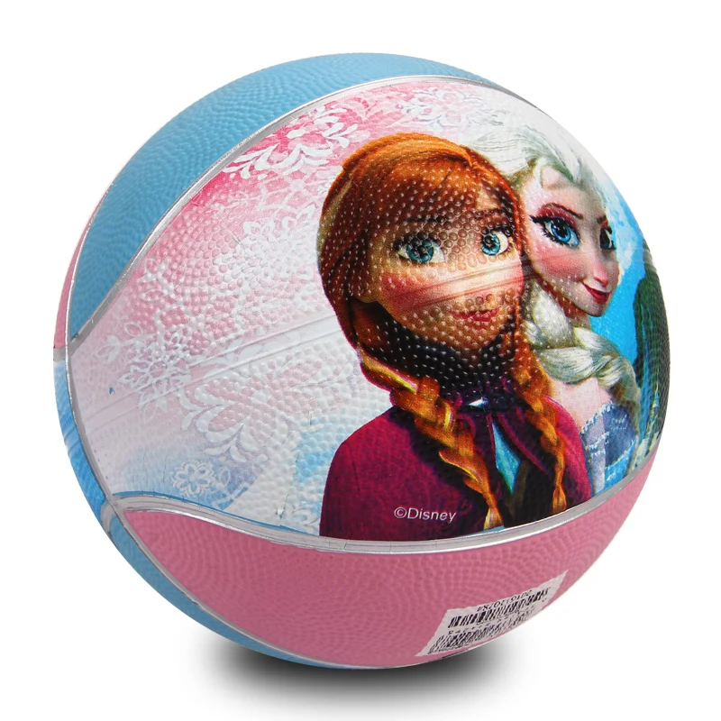 Замороженные #3 девушки резиновые упражнения стресса открытый Баскетбол Мяч Рождественский Подарок Баскетбол шары
