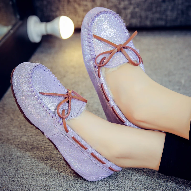 bleu gris noir pu Fourrure Confortables marron Chaud rose Laine Femelle Neige lavande Sand Rouge De 2018 Appartements En Cuir orange Bling Chaussures Véritable Femme Mère pourpre Swyivy fruit Green rose grass Green Bottes rouge 41 Ciel D'hiver VUzMqSp