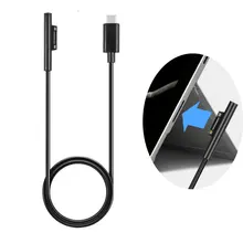 1,5 м USB c type C кабель для зарядки USB кабель для зарядного устройства кабель для зарядки для microsoft Surface Pro 6/5/4/3