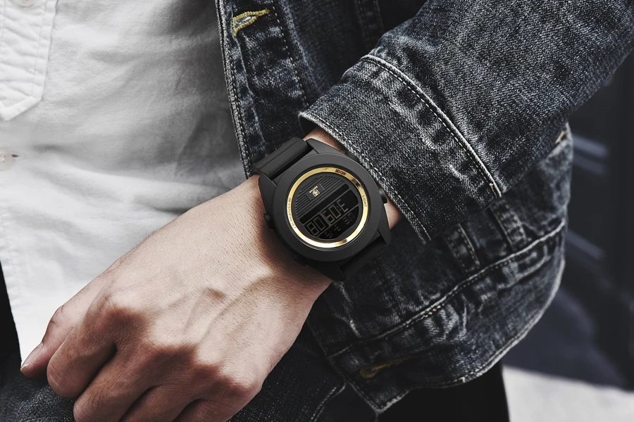 Benyar бренд роскошный дизайн цифровые часы Мужские Черные силиконовой лентой Водонепроницаемый спортивные часы мальчиков часы relogio masculino