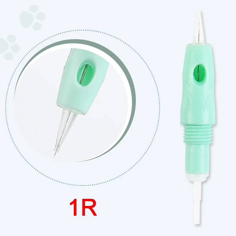 Картридж для татуировки 1RL 30 шт. Groen Naalden Полупостоянный макияж Wenkbrauw ручка для тату одноразовые стерильные иглы картридж