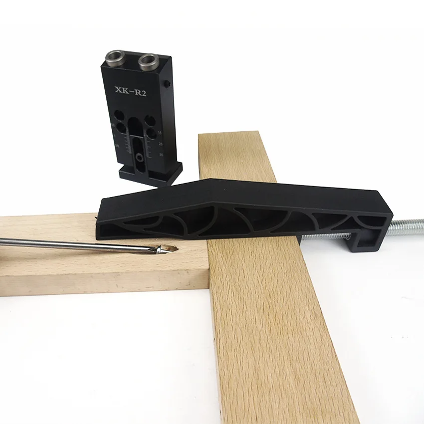 Высокое качество XK-R2 Деревообработка косой станок для сверления отверстий локатор сверлильные инструменты столярные склонны