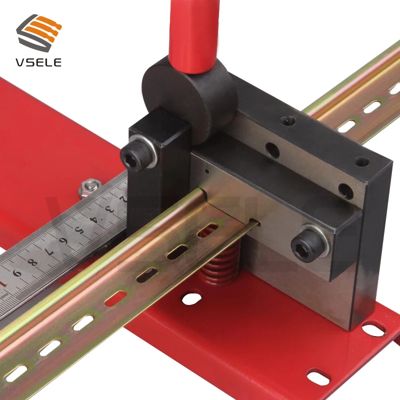 Din рейка резак, R210EF din рейка режущий инструмент, легкий разрез с измерительным манометром резки с линейкой