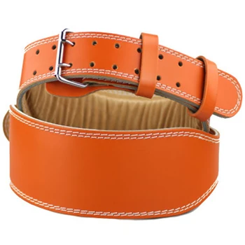 

Men Weightlifting Belt Comfortable Safe Back Support Gym Fitness Training Equipment