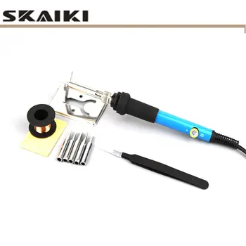 

Skaiki 220V 60W Adjustable Temperature Electric Soldering Iron Pen Handle Solder Station Tool Welding Repair Rework