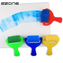 EZONE 4PCS Sponge Painting Brushes Sponge Paint Rollers for Kids Arts Crafts DIY Painting Tools Art