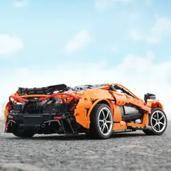 20087 технический автомобиль MOC-16915 McLaren P1 функция двигателя автомобильный набор строительных блоков Кирпичи приложение RC детские