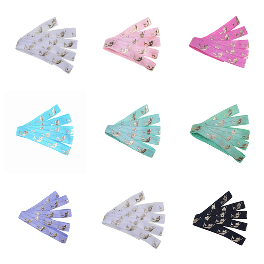 

10pcs Mermaid Party Decoration Bracelet Bride To Be Hand Band Head Rope Hair Baby Shower Hawaii Birthday Party Decoration Kids,Q