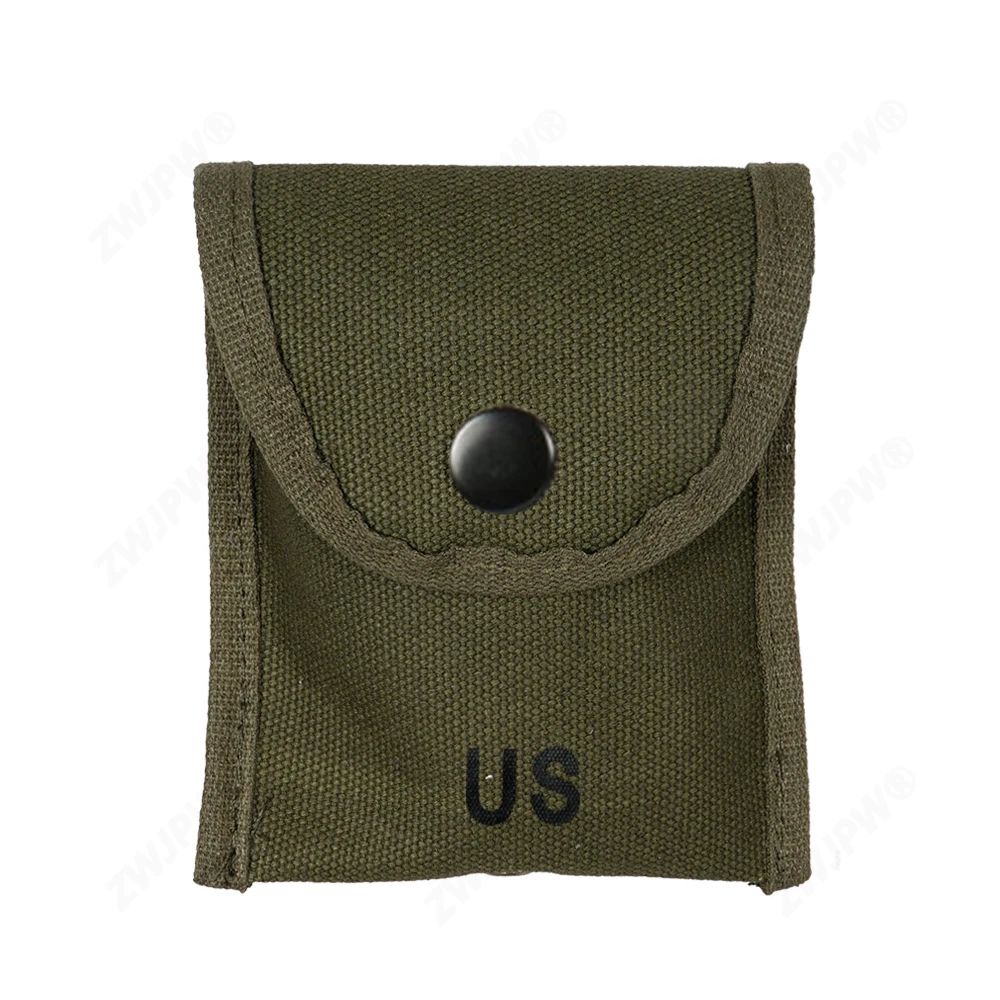 

WW2 US ARMY VIETNAM WAR M1956 COMPASS BAG CANVAS FIRST AID KIT POUCH